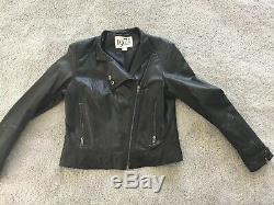 Reiss 1971 ladies Leather Biker Jacket Size UK10/12