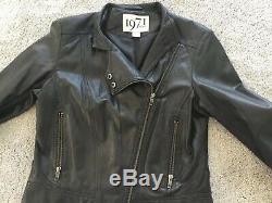 Reiss 1971 ladies Leather Biker Jacket Size UK10/12