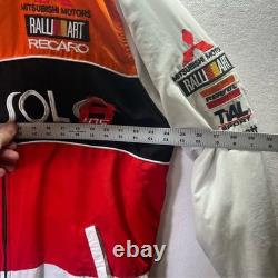 Repsol Vintage RalliArt Mitsubishi Evo Racing Team Jacket Mens L/XL JDM tuner