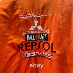Repsol Vintage RalliArt Mitsubishi Evo Racing Team Jacket Mens L/XL JDM tuner