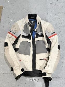 Rev'It Cayenne 2 Mens Textile Motorcycle Jacket Silver