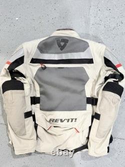 Rev'It Cayenne 2 Mens Textile Motorcycle Jacket Silver