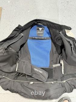 Rev'It Cayenne 2 Mens Textile Motorcycle Jacket Silver