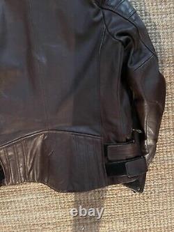 Rev'it Bellecour Ladies Leather Motorcycle Jacket Size 38