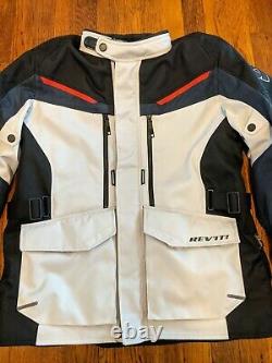 Revit Safari 3 CE Armored Waterproof Motorcycle Adventure Jacket Men's Large