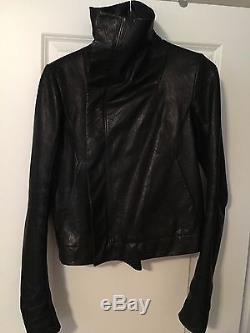 Rick Owens Clean Biker Jacket, Leather, $2300