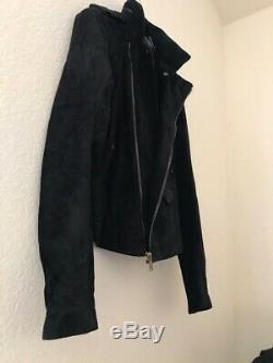 Rick Owens FW13 Leather Jacket Suede Stooges size 46