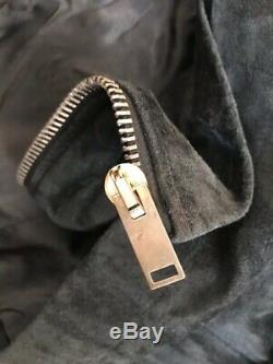 Rick Owens FW13 Leather Jacket Suede Stooges size 46