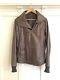 Rick Owens Intarsia High Neck Leather Jacket (PLINTH F/W 2013)