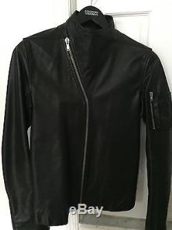 Rick Owens Mens Leather Jacket