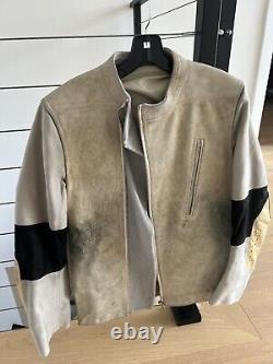 Rick owens leather biker jacket size 50! Used but AMZING design