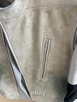 Rick owens leather biker jacket size 50! Used but AMZING design