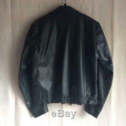 Riders PVC Leather Jacket Outer Coat Men's Biker Plaid Vintage 1950's Rare USED