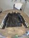 River Road Brown Motorcycle Jacket Men's Distressed Buffalo Leather lined
