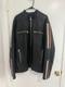 Rivet Biker Mens Black Leather Motorcycle Biker Racer Jacket 2XLT