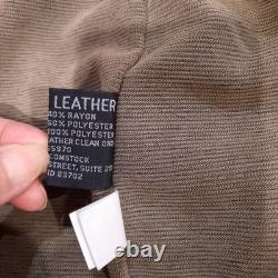 Robert Comstock Vintage Endurance Genuine Black Leather Jacket Size 46 Classic