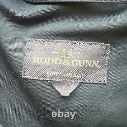 Rodd & Gunn Italy Quilted Medium Weight Zip Outdoor Casual Jacket Large Black