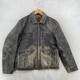 Rogue Leather Jacket Mens Medium Distressed Biker Moto Reilly Olmes Vintage