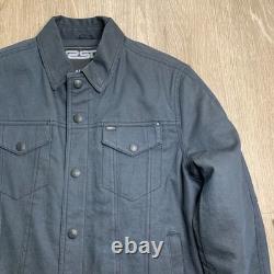 Roland Sands Design Dawson Jacket CE Spine Pad Blue Mens Medium