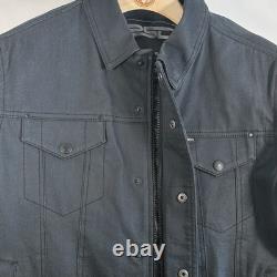 Roland Sands Design Dawson Jacket CE Spine Pad Blue Mens Medium