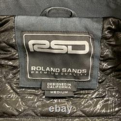 Roland Sands Design Dawson Jacket CE Spine Pad Blue Mens Medium