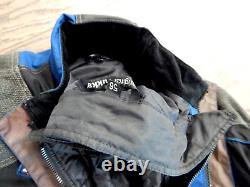 Rukka Mens Motorcycle Jacket Blue Padded Goretex Coat Size 56 or us 2XL