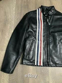 SCHOTT 671 Easy Rider Steerhide Jacket 42 NYC Motorcycle Cafe Leather Perfecto