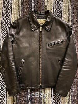 SCHOTT 689H Horsehide Leather Jacket Size 40