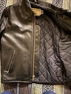 SCHOTT 689H Horsehide Leather Jacket Size 40