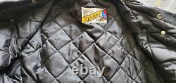 SCHOTT PERFECTO Black Leather Zipper Biker Motorcycle Jacket Sz-40