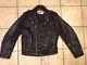 SCHOTT PERFECTO VINTAGE LEATHER MOTORCYCLE JACKET SIZE 40 Immaculate Condition
