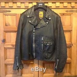 SCHOTT Perfecto 628HV1 XL HORSEHIDE D pocket leather jacket 1928 BECK 48 VINTAGE