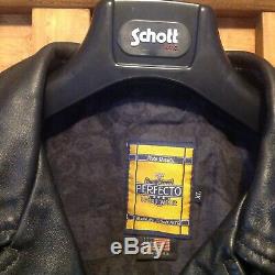 SCHOTT Perfecto 628HV1 XL HORSEHIDE D pocket leather jacket 1928 BECK 48 VINTAGE