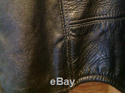 SCHOTT Perfecto 628HV1 XL HORSEHIDE D pocket leather jacket 1928 BECK 48 VINTAGE