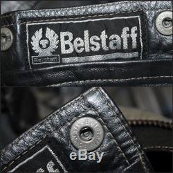 STUNNING Belstaff Panther Leather Biker Jacket LARGE GREY CENTAUR BRAD