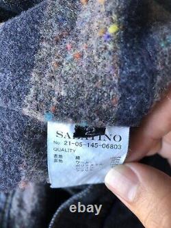 Sabatino Type 1 Blanket Lined Denim Jean Jacket sz 2 Blue Made in Japan