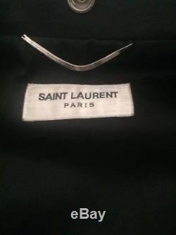 Saint Laurent, Black Leather Classic Biker Jacket