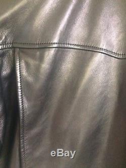 Saint Laurent, Black Leather Classic Biker Jacket