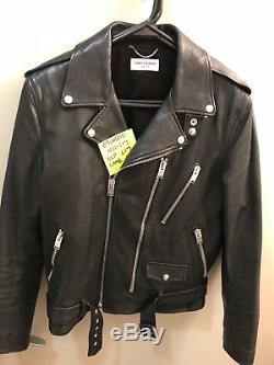Saint Laurent L17 Leather Jacket 50 Lambskin