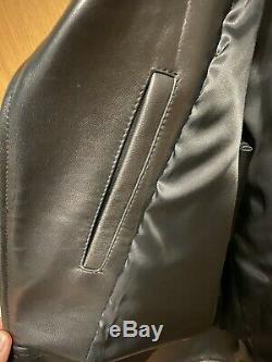 Saint Laurent Paris Classic Moto Leather Jacket L01 Size 50 USED RARE