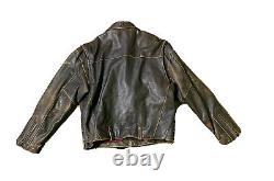 Saks Fifth Avenue Men's Leather Motorcycle Jacket Size Large