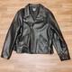 San Diego Leather Jacket Factory Motorcycle Mens Sz 54 withAdjustable Sides RARE