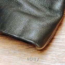 San Diego Leather Jacket Factory Motorcycle Mens Sz 54 withAdjustable Sides RARE