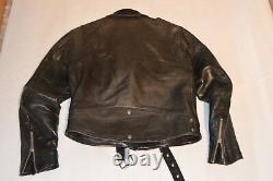 Sandro Paris Black Leather Zip & Belted Biker Padded Jacket Coat Mens Large L