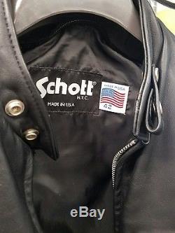Schott 141 motorcycle jacket, cafe racer style -42