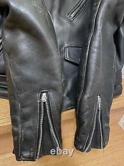 Schott 618 42 perfecto steerhide double leather motorcycle jacket 641 118