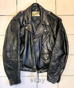 Schott 618 Perfecto 46 Leather Jacket Motorcycle Biker