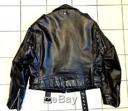 Schott 618 Perfecto 46 Leather Jacket Motorcycle Biker