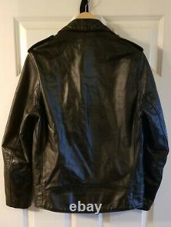 Schott 626 Size Small Perfecto black leather motorcycle jacket