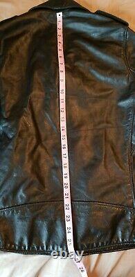 Schott 626 Size Small Perfecto black leather motorcycle jacket